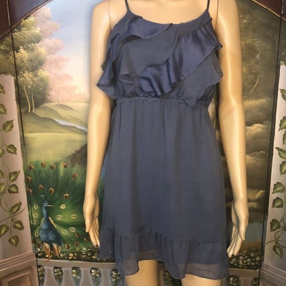 AEO Slate Grey Mini Dress-XS - Picture 3 of 8